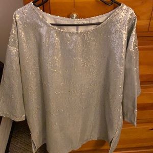 Tasha Polizzi Sequin Tunic Length